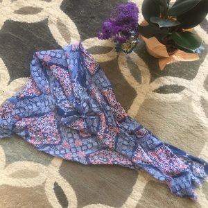 Artistic soft huge scarf